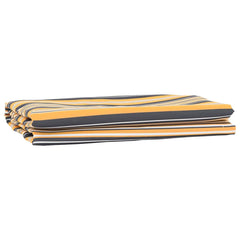 vidaXL Awning Replacement Fabric Yellow and Grey 1000 x 160 cm 1