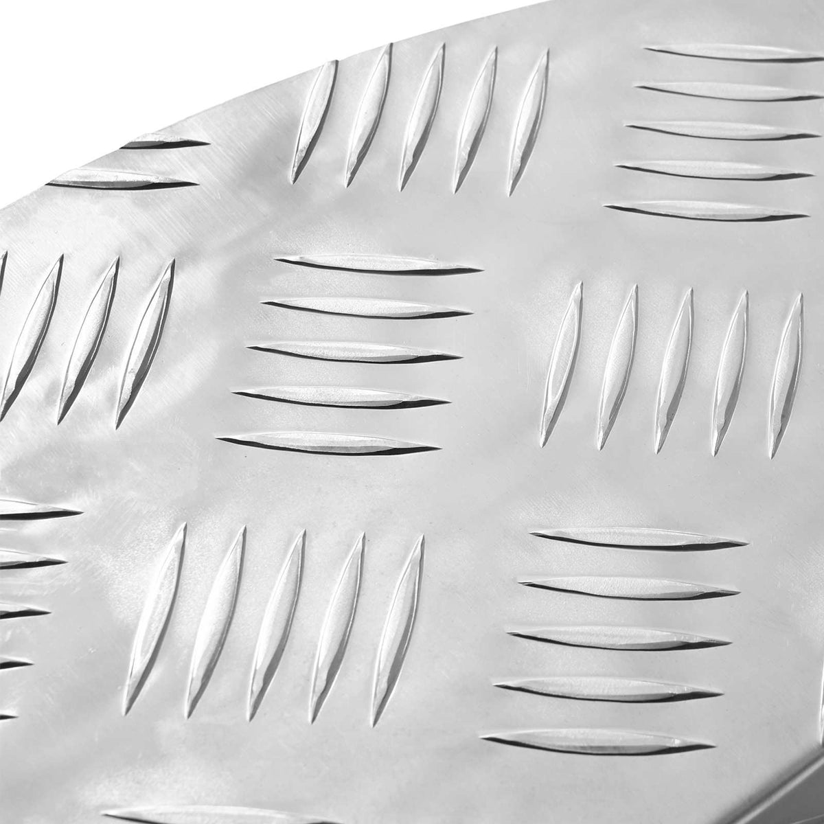 vidaXL Stair Tread 5 pcs 60 x 18 x 2.5 cm Silver Aluminium Crescent 6
