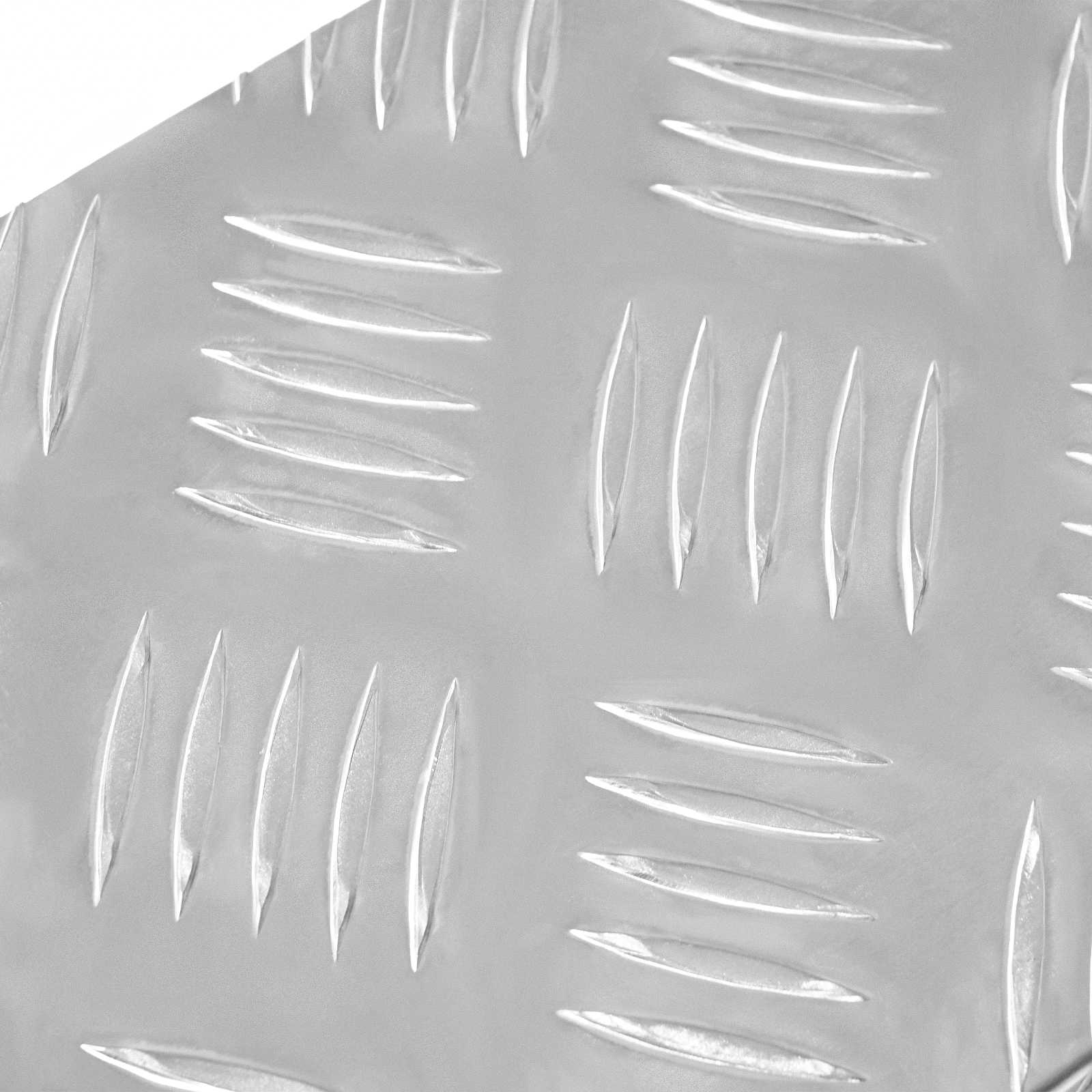 vidaXL Stair Tread 5 pcs 60 x 18 x 2.5 cm Silver Aluminium Rectangular 4