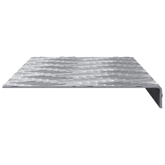 vidaXL Stair Tread 5 pcs 60 x 18 x 2.5 cm Silver Aluminium Rectangular 3