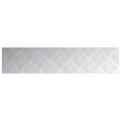 vidaXL Stair Tread 4 pcs 90 x 20 cm Silver Aluminium Rectangular 5