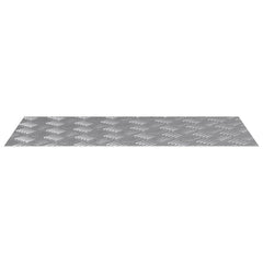 vidaXL Stair Tread 2 pcs 80 x 40 cm Silver Aluminium Rectangular 4