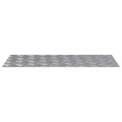 vidaXL Stair Tread 4 pcs 90 x 40 cm Silver Aluminium Rectangular 4