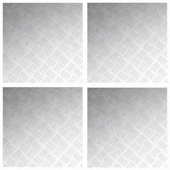 vidaXL Stair Tread 4 pcs 50 x 50 cm Silver Aluminium Square 2
