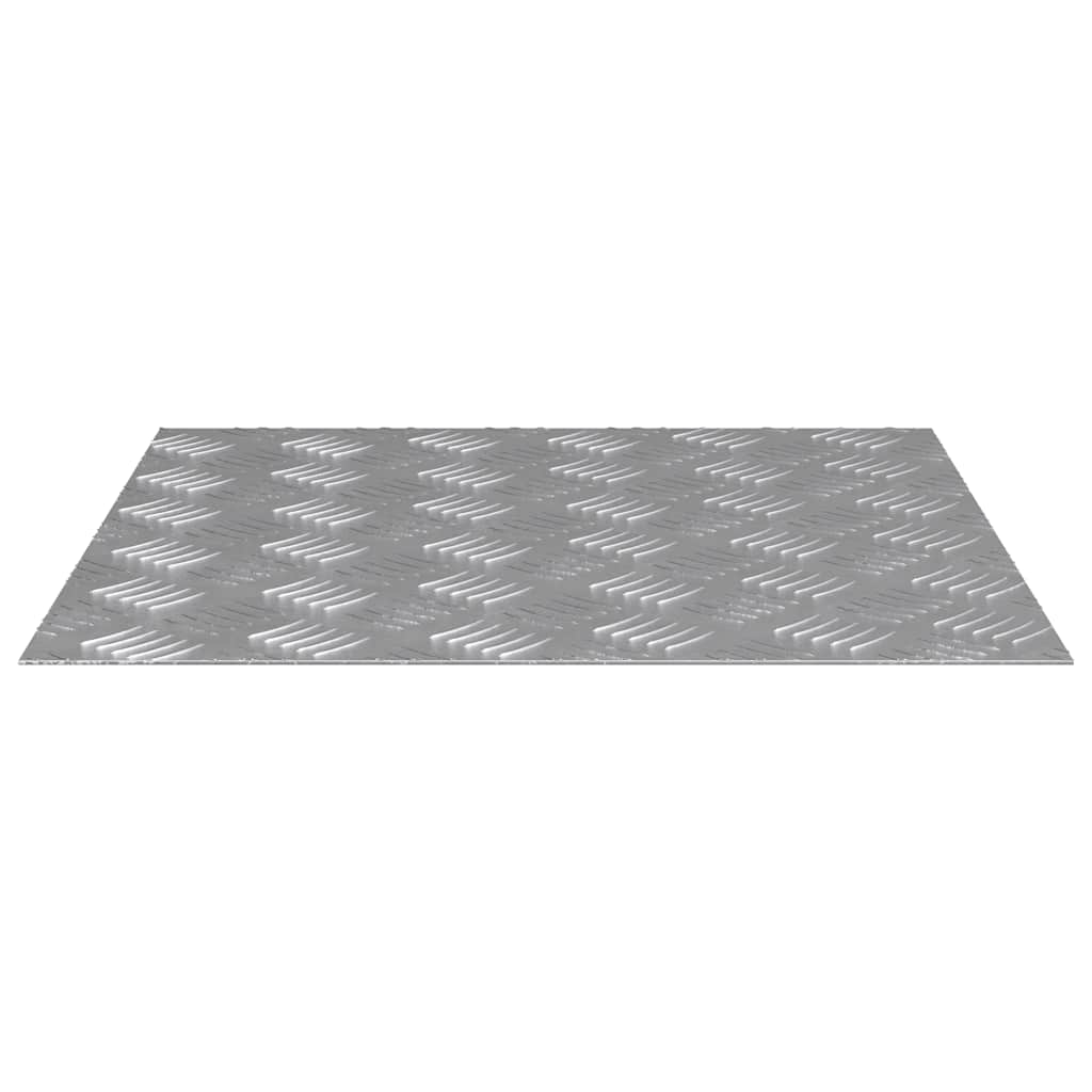 vidaXL Stair Tread 4 pcs 50 x 50 cm Silver Aluminium Square 4