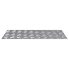 vidaXL Stair Tread 4 pcs 80 x 50 cm Silver Aluminium Rectangular 4