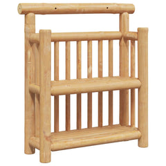 vidaXL Wall Shelf Wall-Mounted Natural 40 x 13 x 44 cm Bamboo 2