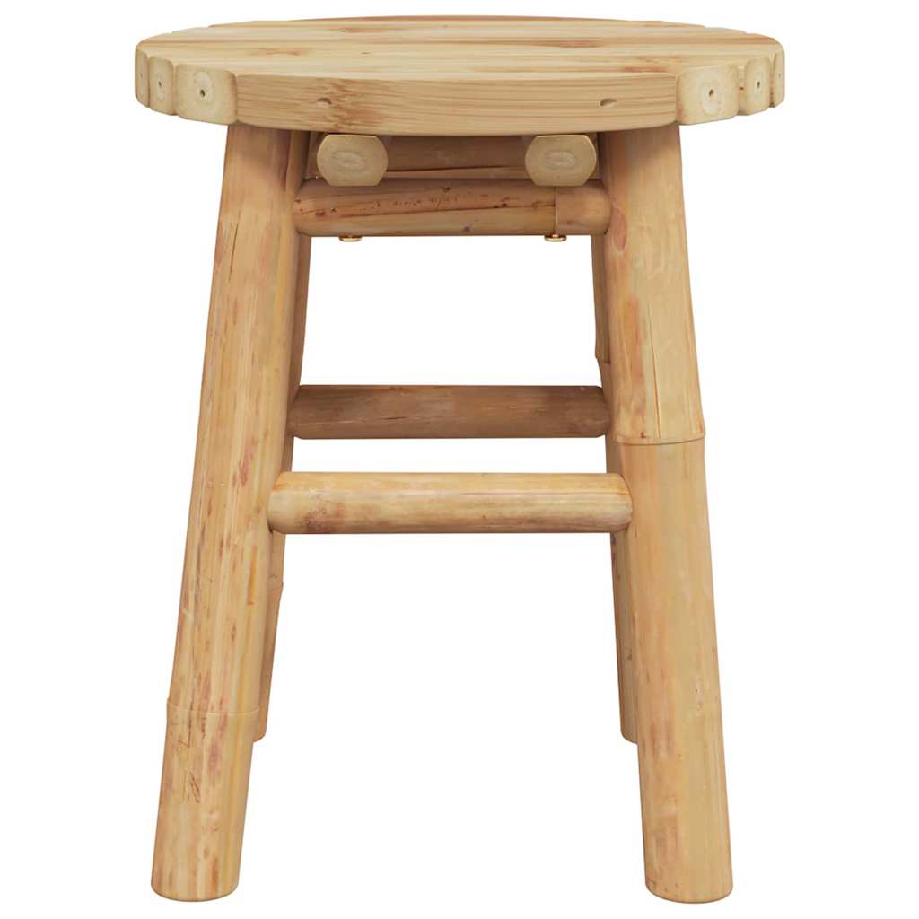 vidaXL Stool Bamboo Natural 30 x 30 x 36 cm Bamboo 6