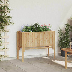 Raised Bed Brown 70 x 35 x Bamboo 90 cm