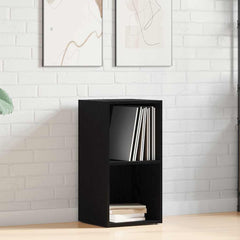 vidaXL LP Storage Box Black Oak 71x34x36 cm Engineered Wood 1