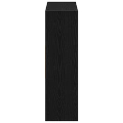 vidaXL Book Cabinet Black Oak 97.5x29.5x100 cm Engineered Wood 6