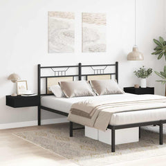Floating Nightstands 40x30x15 cm Engineered Wood 2 pcs Black oak