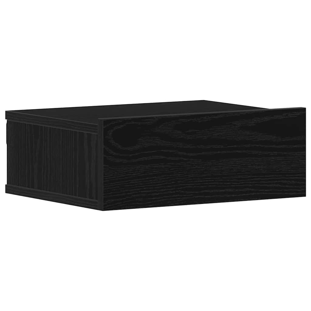 Floating Nightstands 40x30x15 cm Engineered Wood 2 pcs Black oak