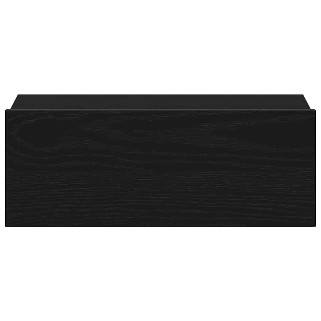 Floating Nightstands 40x30x15 cm Engineered Wood 2 pcs Black oak