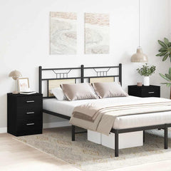 Bedside Cabinets Engineered Wood 2