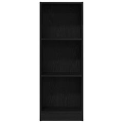 vidaXL Bookcase Black Oak 40x24x109 cm Engineered Wood 4