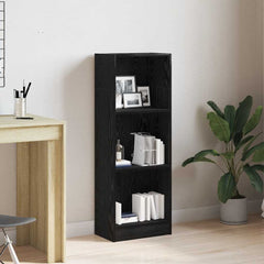 vidaXL Bookcase Black Oak 40x24x109 cm Engineered Wood 1