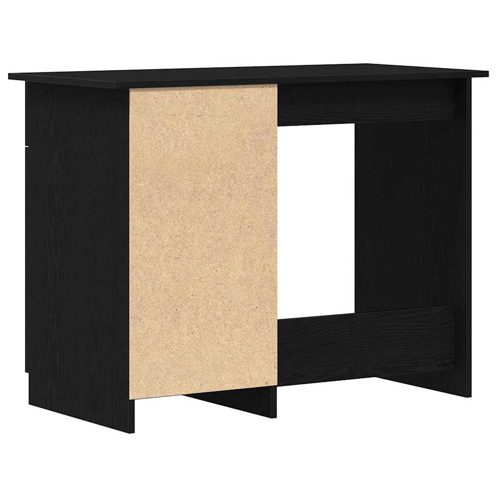 vidaXL Desk Black Oak Engineered Wood 100 x 50 x 76 cm 6