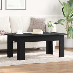 vidaXL Coffee Table Black Oak 100 x 60 x 42 cm Engineered Wood 4