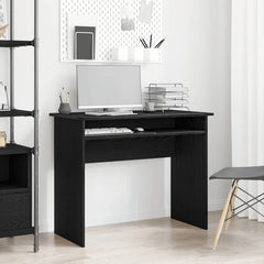 vidaXL Desk Black Oak 90x50x74 cm Engineered Wood 1