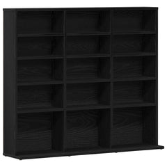 CD Cabinet 100x23x89,5 cm Engineered Wood Height 89.5 cm Black oak