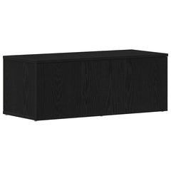 vidaXL TV Cabinet 80x34x30 cm Black Oak Engineered Wood 2