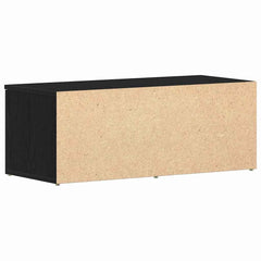vidaXL TV Cabinet 80x34x30 cm Black Oak Engineered Wood 6