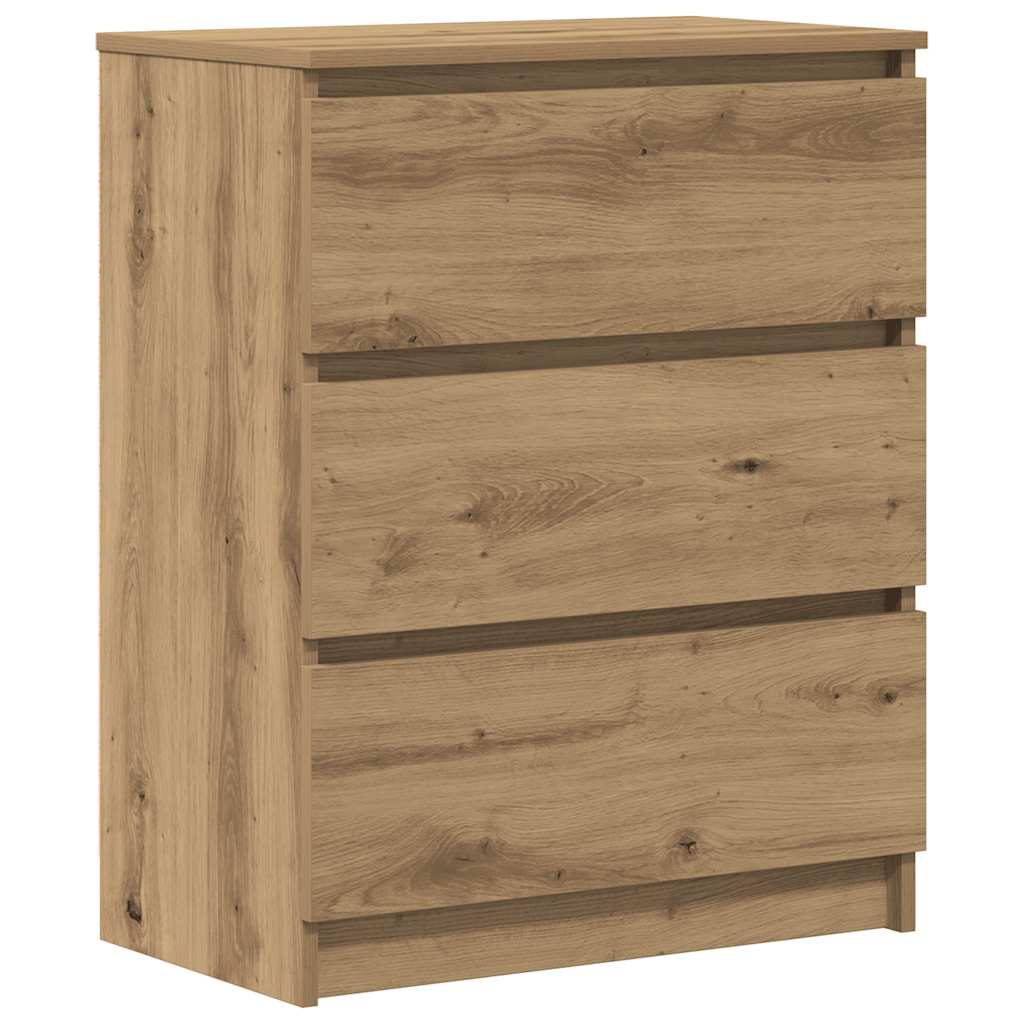 vidaXL Sideboard Artisan Oak 60x35x76 cm Engineered Wood 2