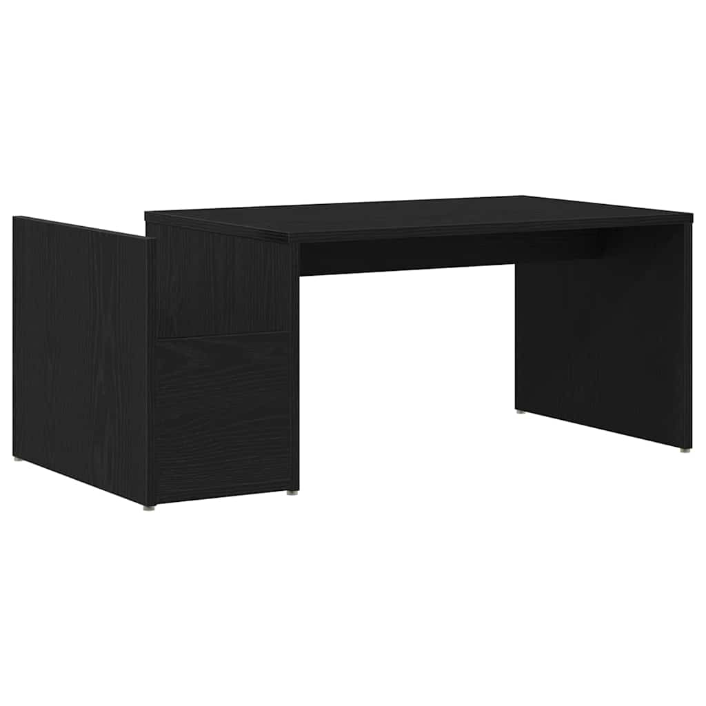 vidaXL Coffee Table Black Oak 90 x 45 x 35 cm Engineered Wood 5