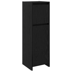 Bathroom Cabinet 30x30x95 cm Engineered Wood Black oak
