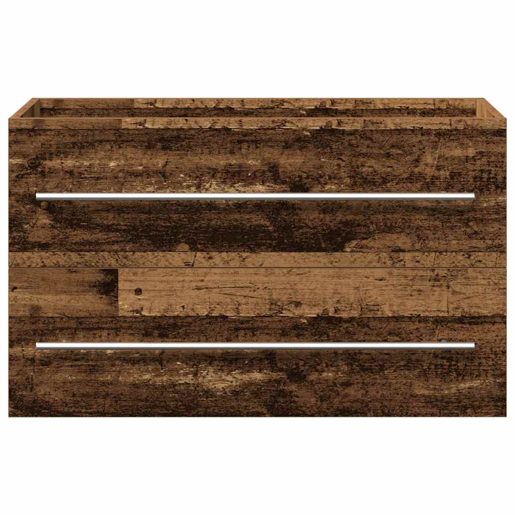 Sink Cabinet 80x38.5x48 cm Engineered Wood Old wood