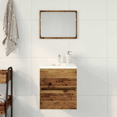 vidaXL Bathroom Cabinet Old Wood 41 x 38.5 x 45 cm Engineered Wood 4