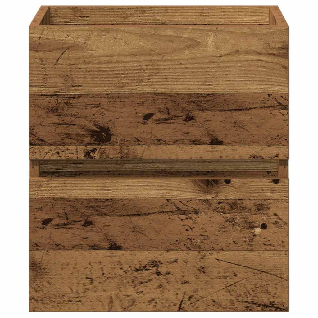 vidaXL Bathroom Cabinet Old Wood 41 x 38.5 x 45 cm Engineered Wood 6