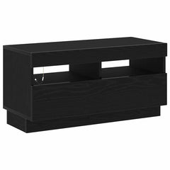 vidaXL TV Cabinet 80 x 35 x 40 cm Black Oak Engineered Wood 4