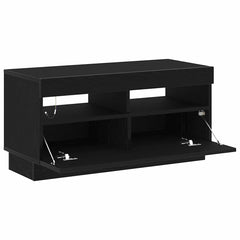 vidaXL TV Cabinet 80 x 35 x 40 cm Black Oak Engineered Wood 5