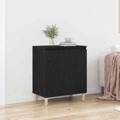vidaXL Sideboard Black Oak 60 x 35 x 70 cm Engineered Wood 1