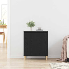 vidaXL Sideboard Black Oak 60 x 35 x 70 cm Engineered Wood 4
