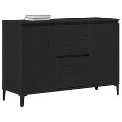 vidaXL Sideboard Black Oak 104 x 35 x 70 cm Engineered Wood 3