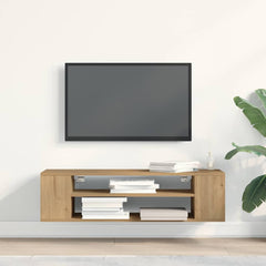 vidaXL TV Cabinet 100 x 30 x 26.5 cm Artisian oak Engineered Wood 4