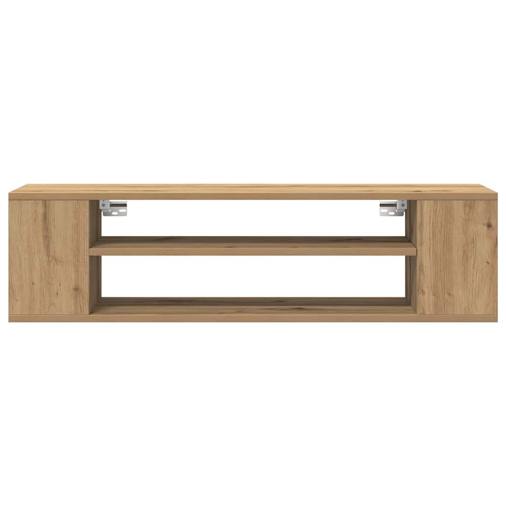 vidaXL TV Cabinet 100 x 30 x 26.5 cm Artisian oak Engineered Wood 6
