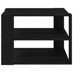 vidaXL Coffee Table Black Oak 58 x 58 x 40 cm Engineered Wood 6