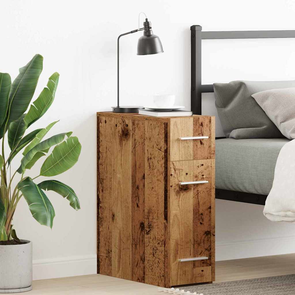 vidaXL Apothecary Cabinet 20 x 45.5 x 60 cm Engineered Wood Old wood 1