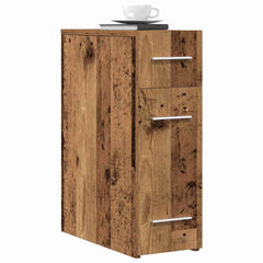 vidaXL Apothecary Cabinet 20 x 45.5 x 60 cm Engineered Wood Old wood 3