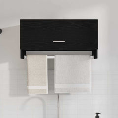 vidaXL Wardrobe Black Oak 70 x 32.5 x 35 cm Engineered Wood 5