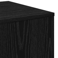 vidaXL Nesting Table 3 pcs Black Oak 45 x 45 x 45 cm Engineered Wood 6