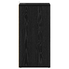 vidaXL Shoe Cabinet 32 x 35 x 70 cm Engineered Wood Black Oak 6
