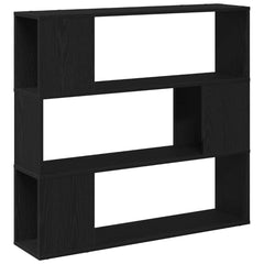 vidaXL TV Cabinet Set 100 x 24 x 94 cm Black Oak Engineered Wood 2