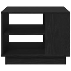 vidaXL Coffee Table Black Oak 55 x 55 x 42 cm Engineered Wood 5