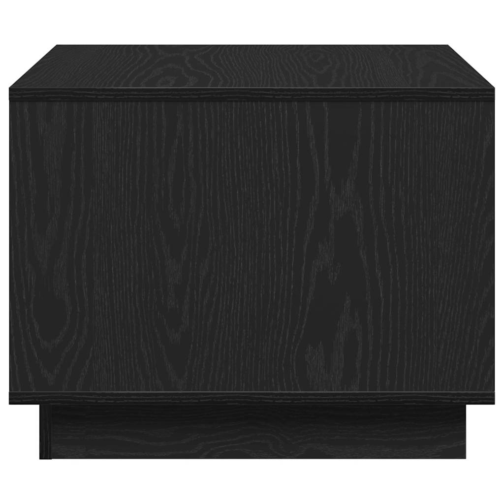 vidaXL Coffee Table Black Oak 55 x 55 x 42 cm Engineered Wood 6