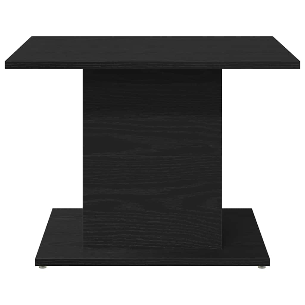 vidaXL Coffee Table Black Oak 55.5 x 55.5 x 40 cm Engineered Wood 5